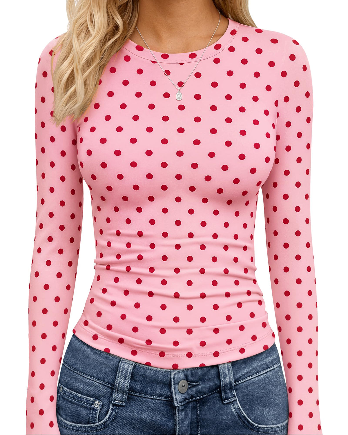 TNNZEET Long Sleeve Shirts for Women Fall Fashion Workout Crop Top Y2K 2026