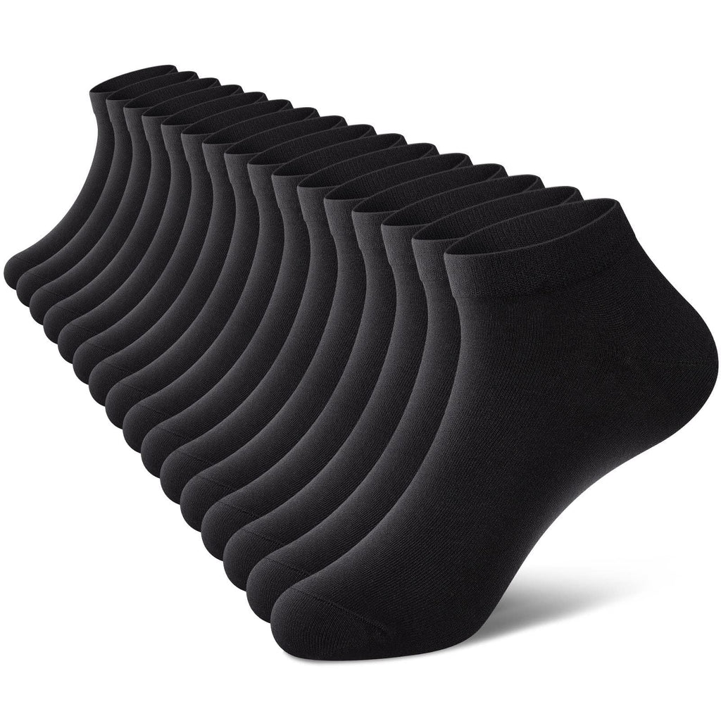 wernies No Show Socks Men, Low Cut Ankle Short Casual Non Slip Socks