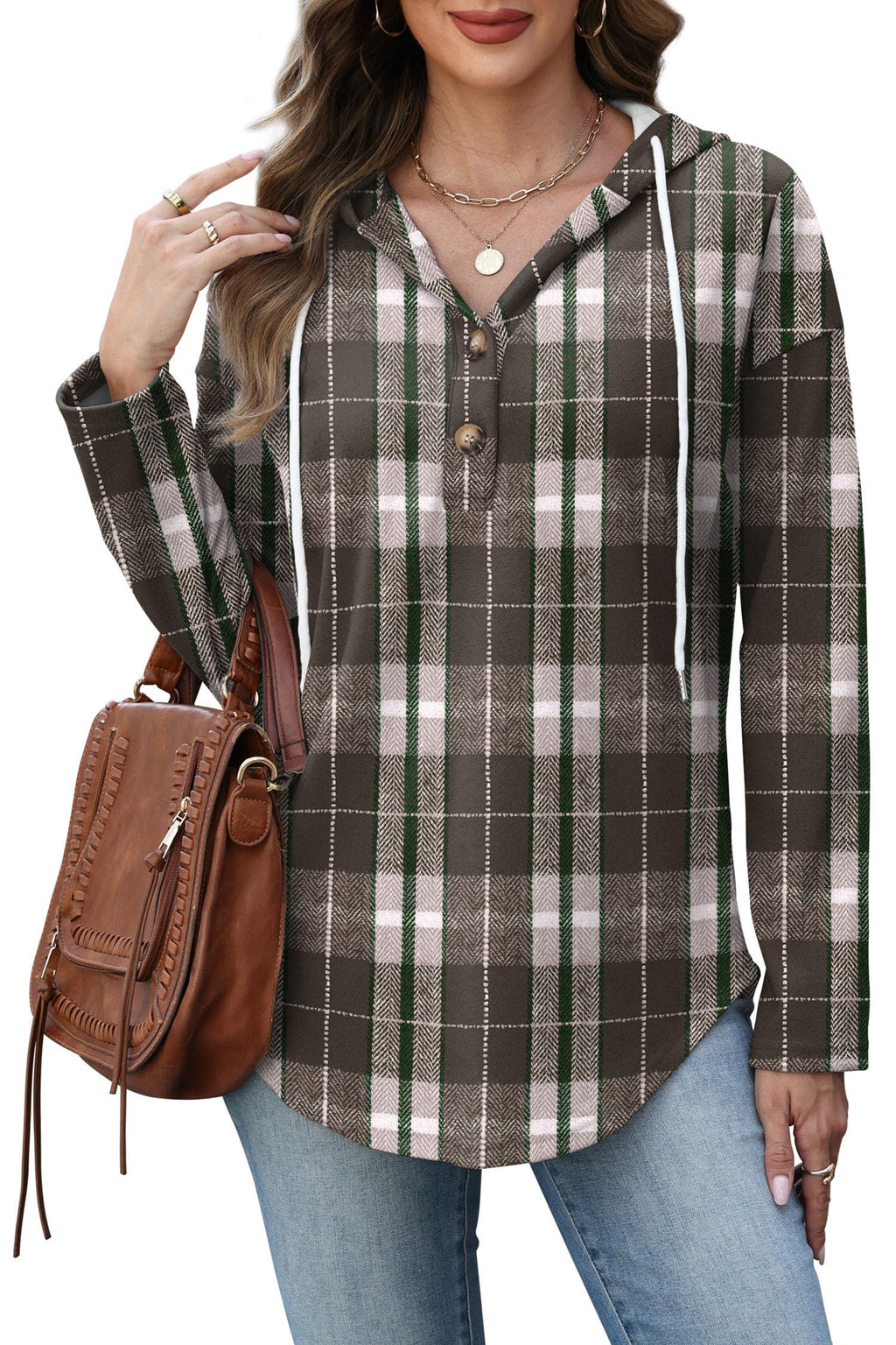 RUMIA Womens Tops V Neck Sweatshirt for Women Pullover Fall Outfits Loose