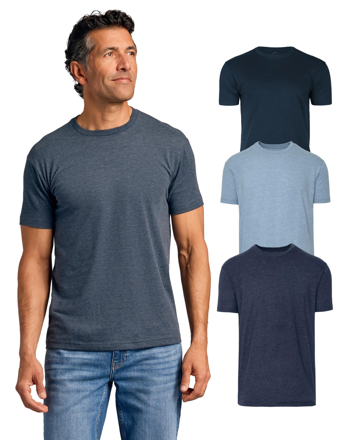 True Classic Mens T-Shirts – Short Sleeve Crew Neck