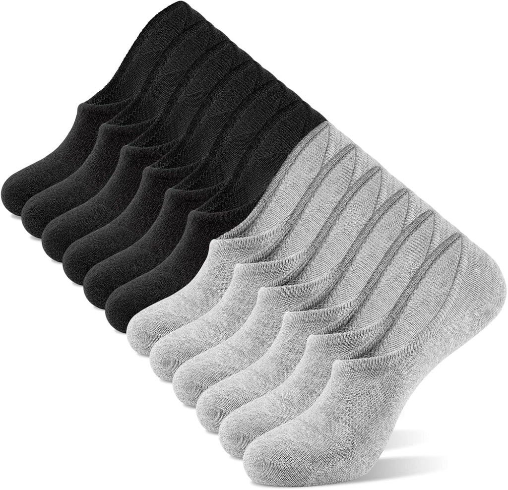 IDEGG Women & Men No Show Low Cut Anti‑Slip Casual Sports Running Socks