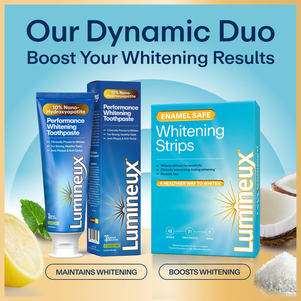 Lumineux 10% Nano Hydroxyapatite Whitening Toothpaste, 3.75 oz, 2 Pack