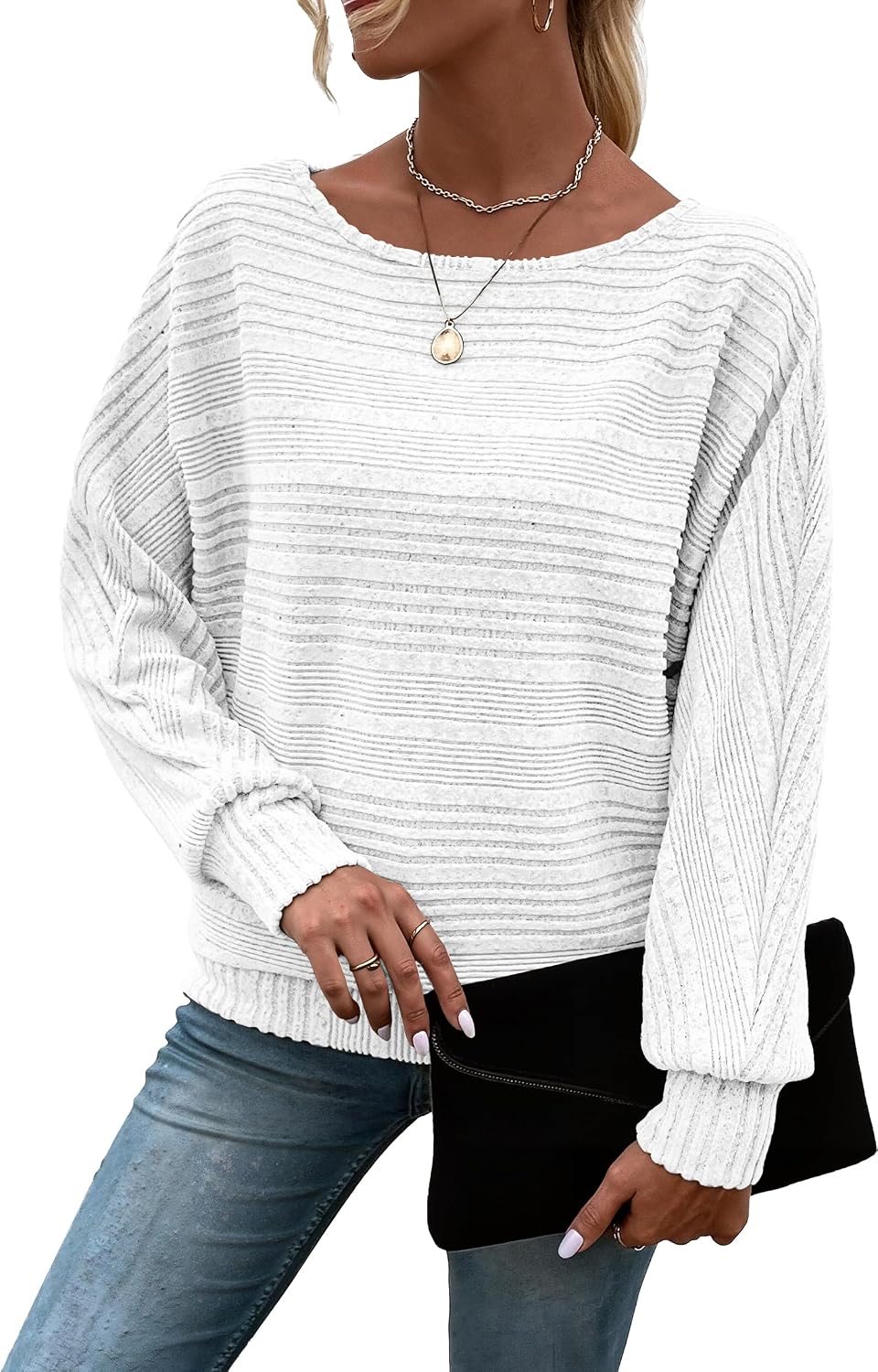 Long Sleeve Shirts for Women Tunic Tops Pullover Sweaters