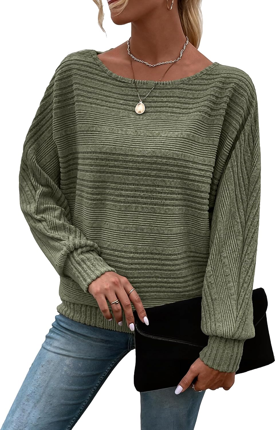 Long Sleeve Shirts for Women Tunic Tops Pullover Sweaters