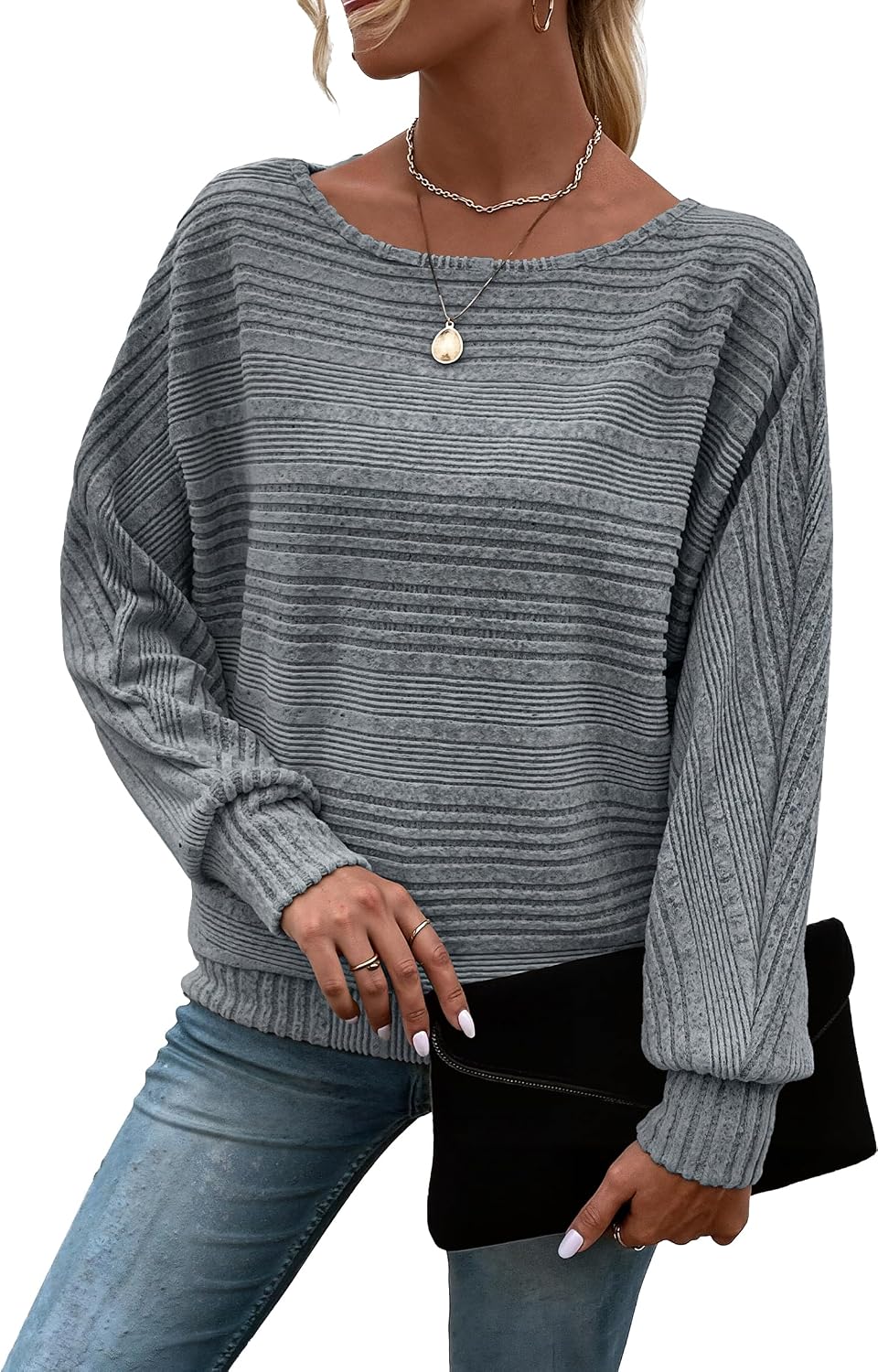 Long Sleeve Shirts for Women Tunic Tops Pullover Sweaters
