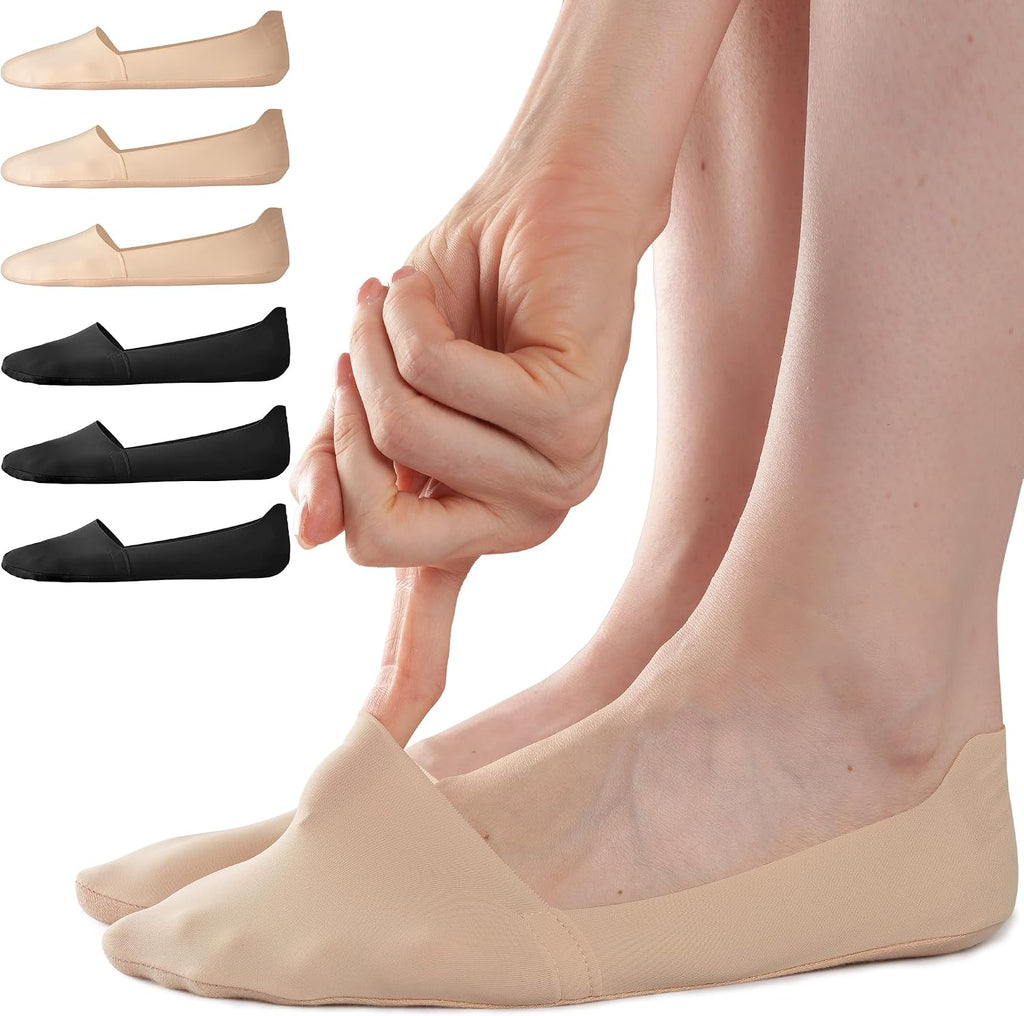 Sofier No Show Socks Womens,6 Pairs Non Slip Low Cut Invisible Liner