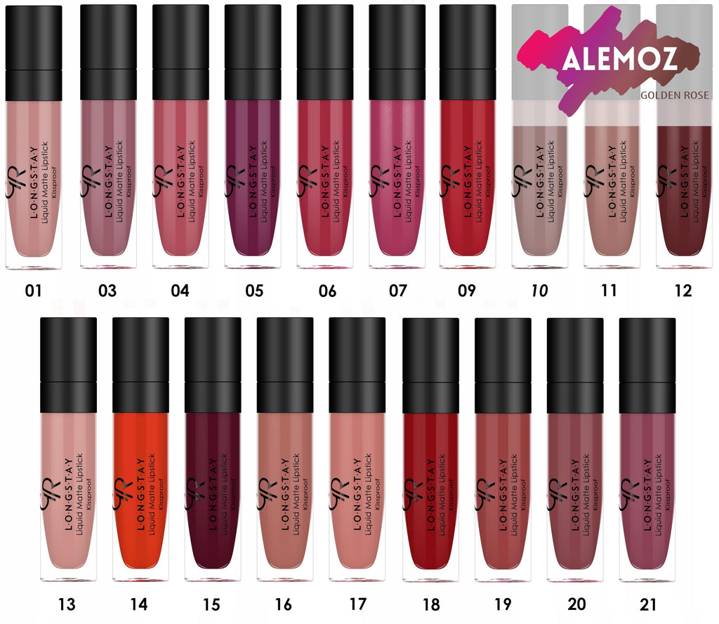 Golden Rose Matte Lipkit Scarlet Red