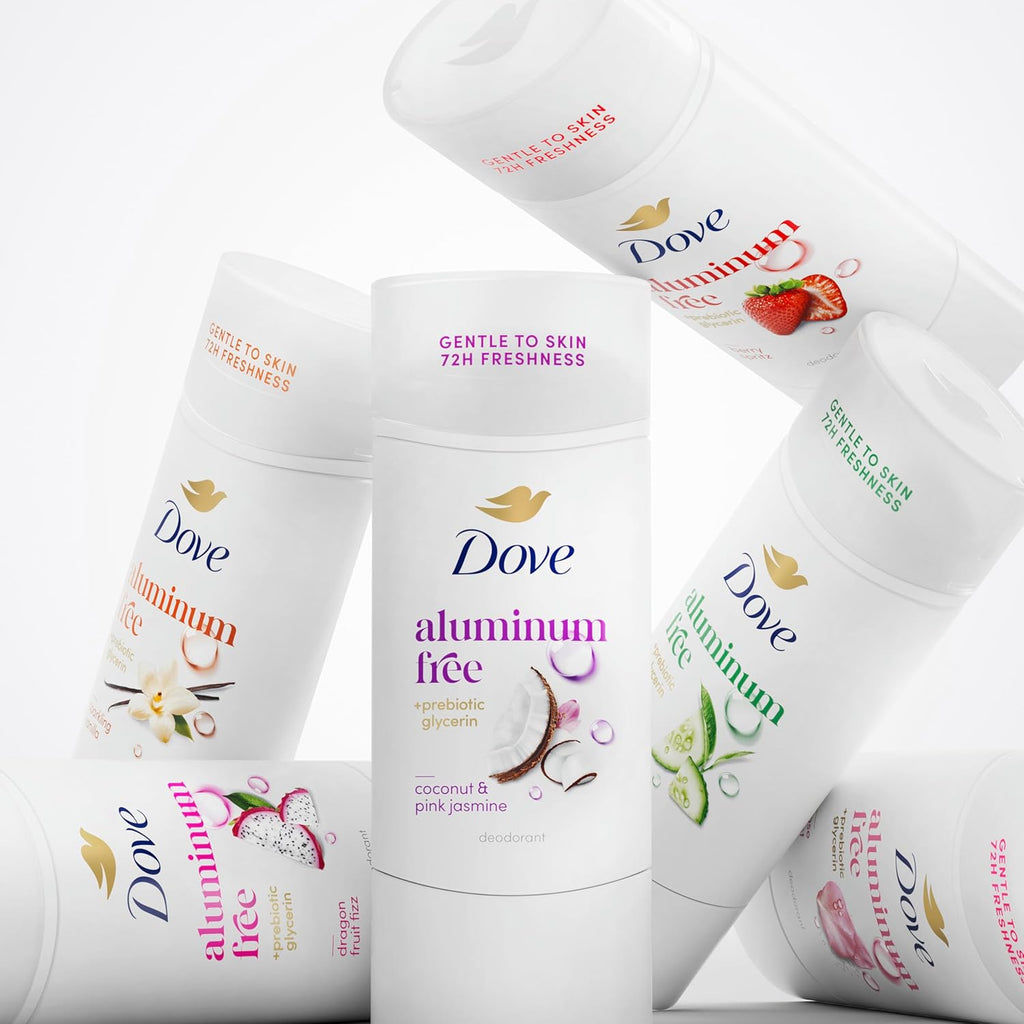 Dove Deodorant Stick Citrus Pop for 72 Hour Odor Protection Aluminum Free 2.4 oz