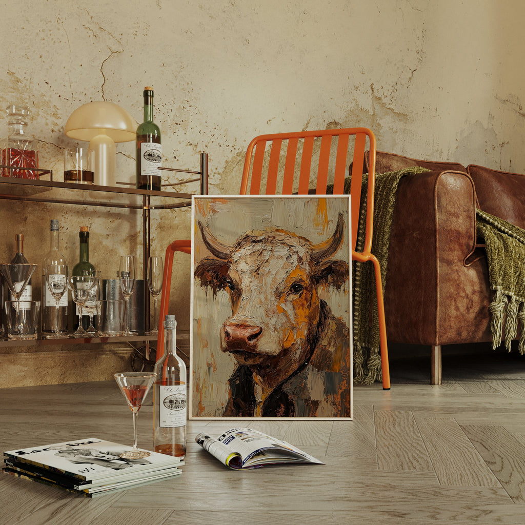 Rustic Longhorn with Painted Soul