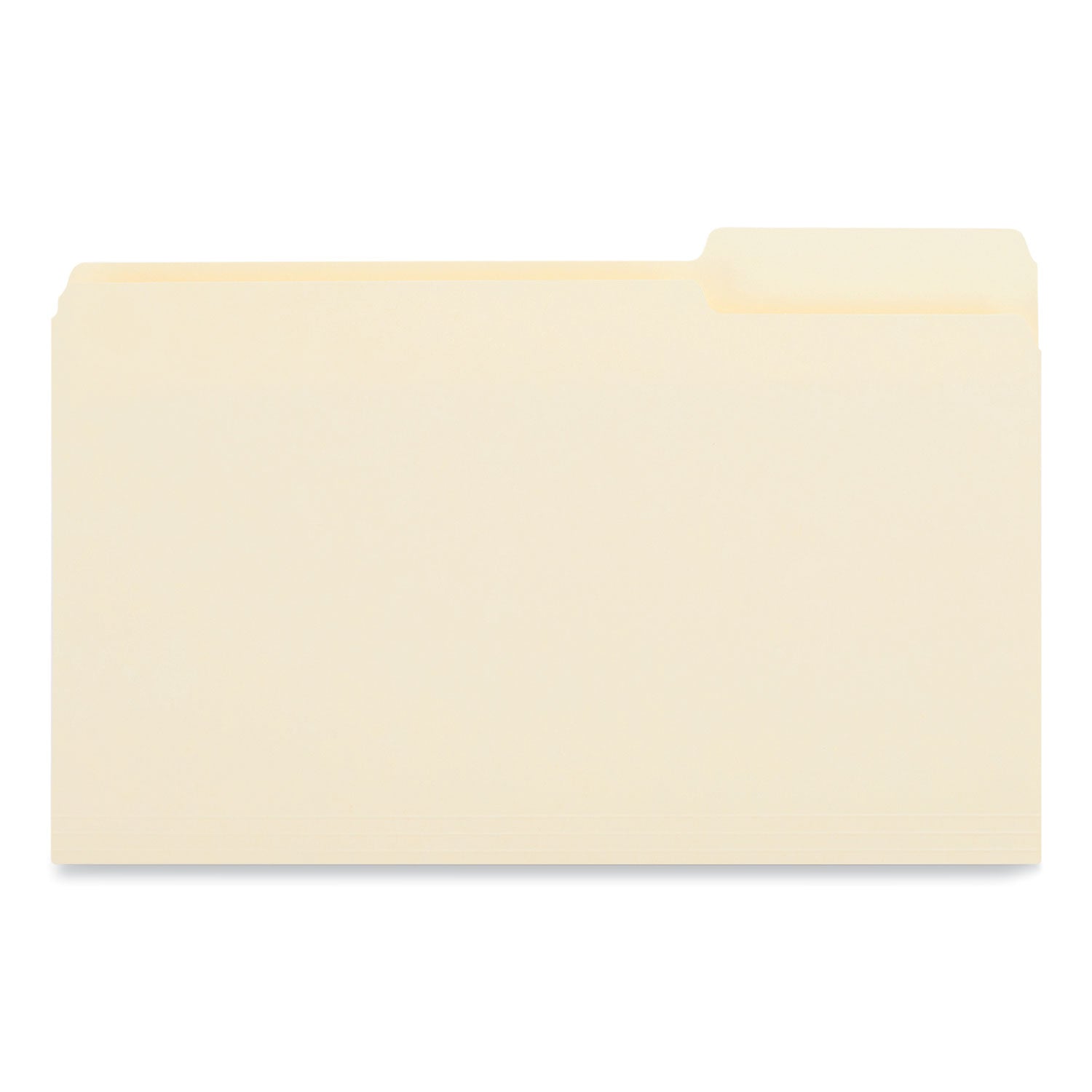 Universal Top Tab File Folders, 1/3-Cut Tabs: Right Position, Legal Size, 0.75" Expansion, Manila, 100/Box