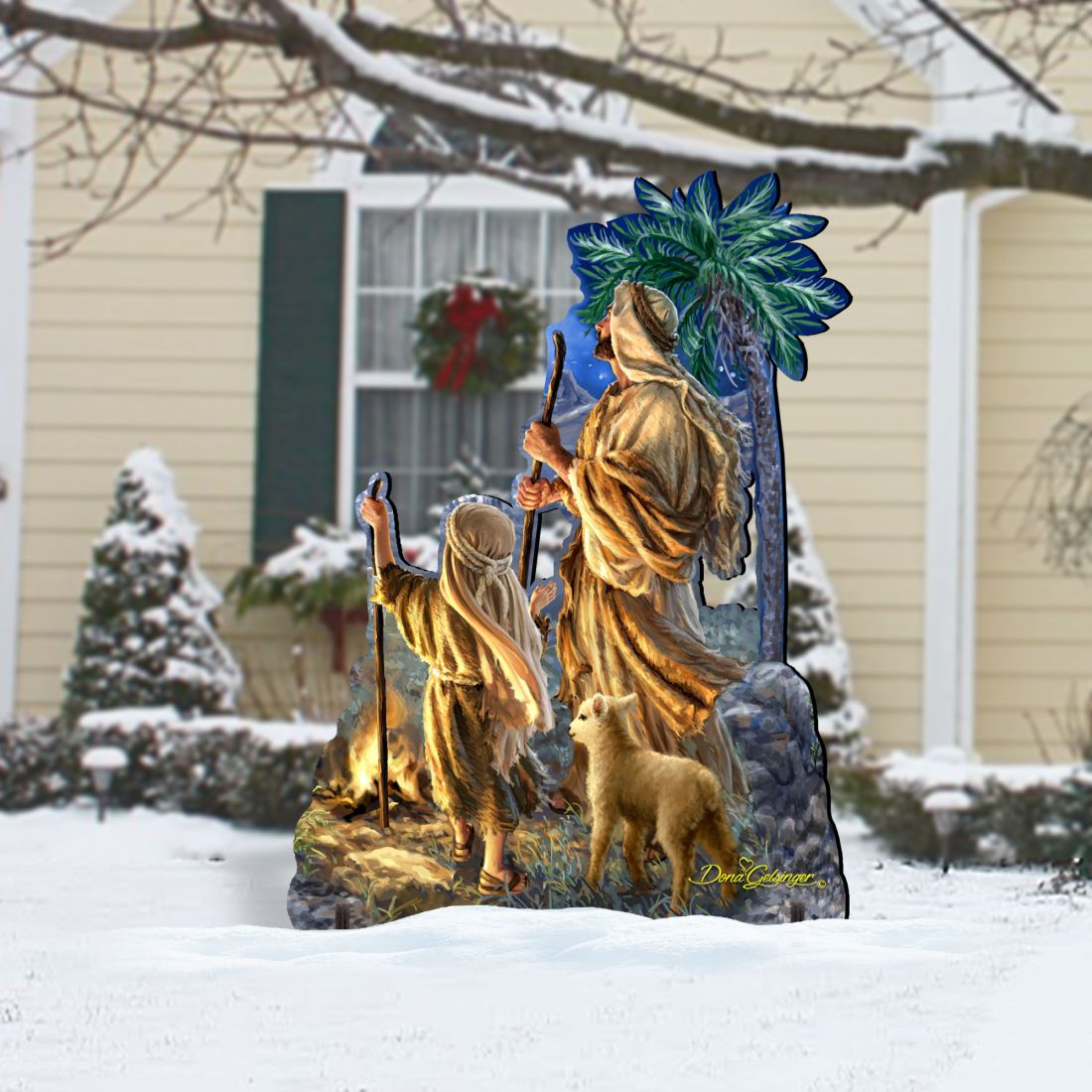 Miracle Outdoor Nativity Set  by D. Gelsinger - Nativity Holiday Décor - 8461041F-S3-1201