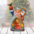 Early Friends Tiny Tale Santa Christmas Figurine by G. DeBrekht - Christmas Santa Snowman Decor - 561638