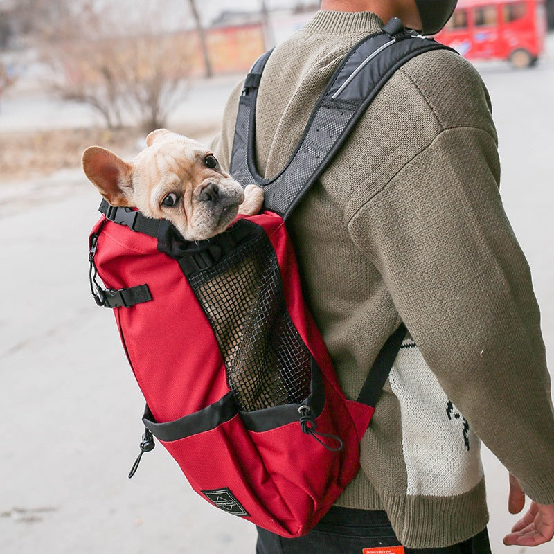 Dog Carrier Backpack — Breathable Travel Bag for Small Dogs & Puppies