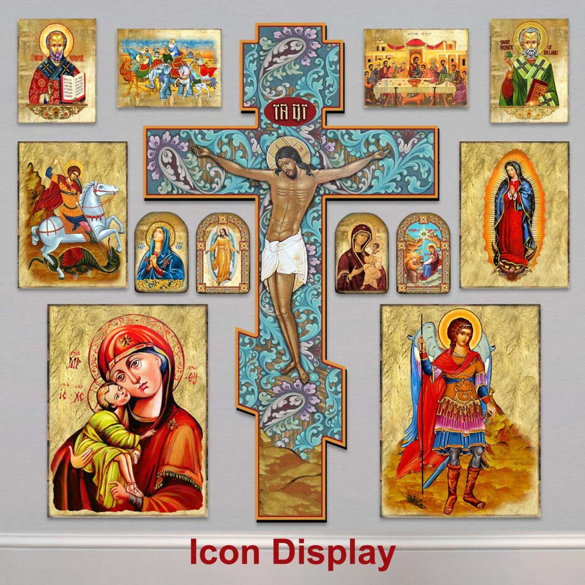 St. Paul Wooden Gold Plated Religious Christian Sacred Icon - Inspirational Icon Decor - 86035