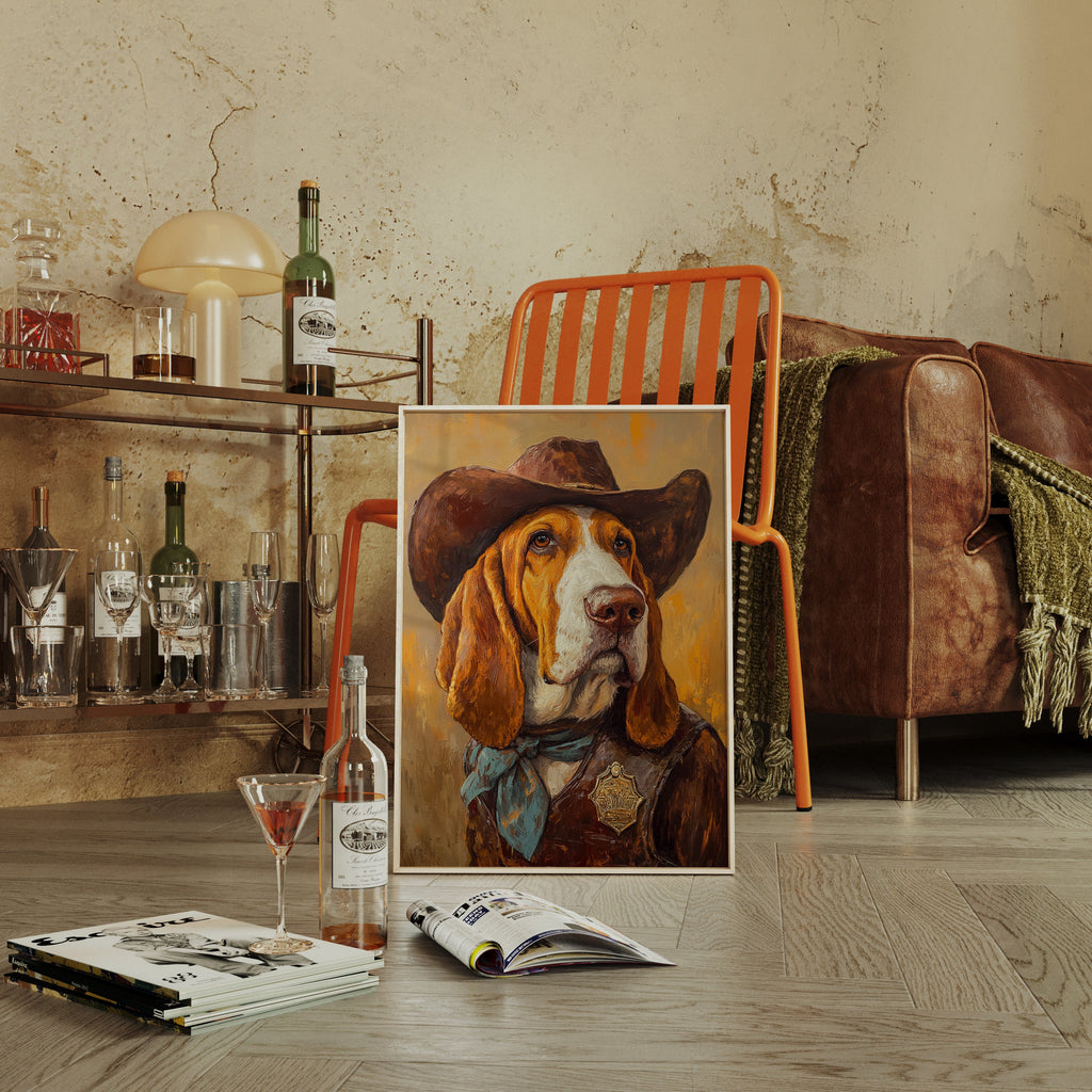 Basset Hound Frontier Sheriff