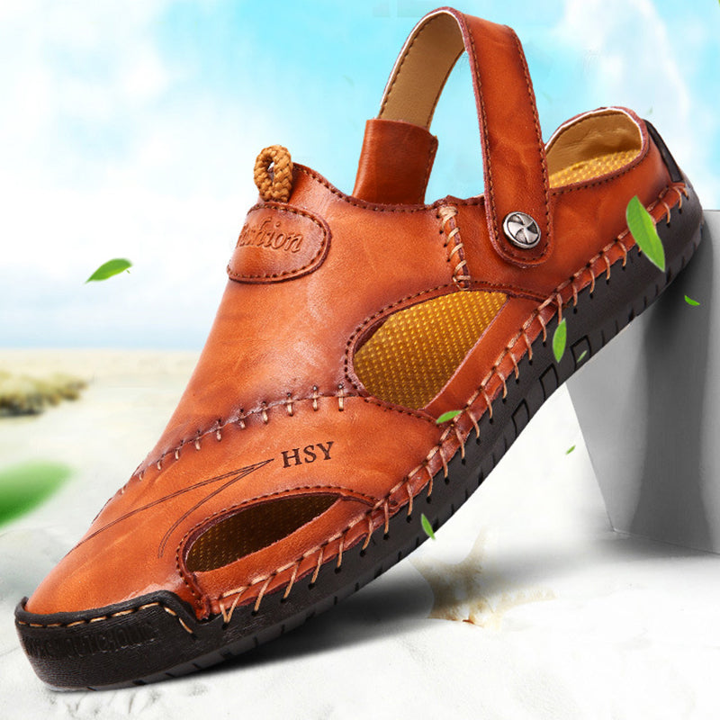 Men's Closed-Toe Leisure Sandals