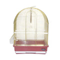 Dayang Two-Door Drum Bird Cage for Budgies 35x28x46 cm