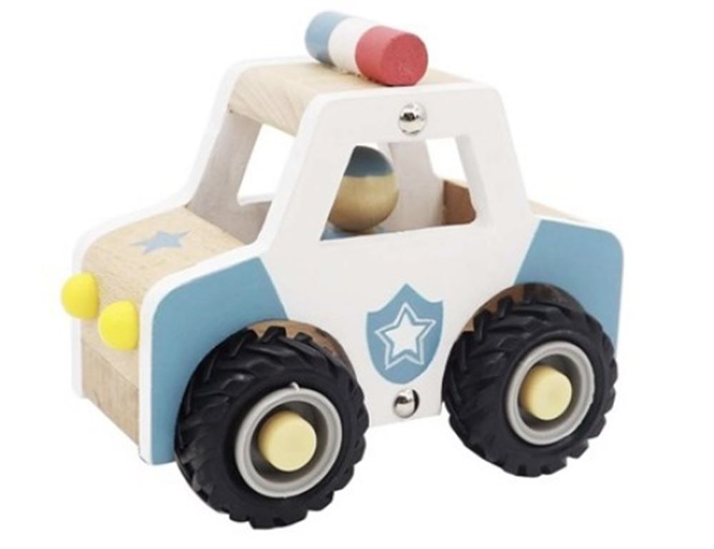 Houten Politie auto. 3+