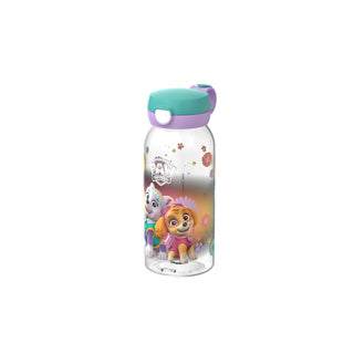 Mepal drinkfles met flipdop campus - 600 ml - waterfles kinderen - lekdicht - hygiënische deksel - paw patrol girls
