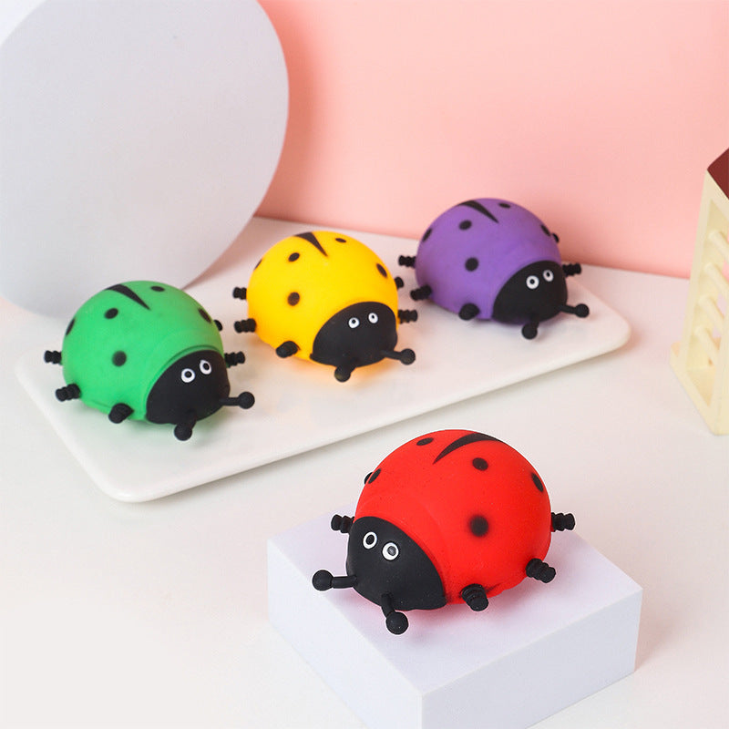 Cute Ladybug Simulation Squishy Squeeze Toy