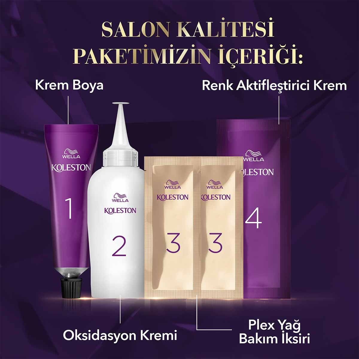 Wella Koleston Supreme Hair Color 77/44 Fire Red | 1 Kit