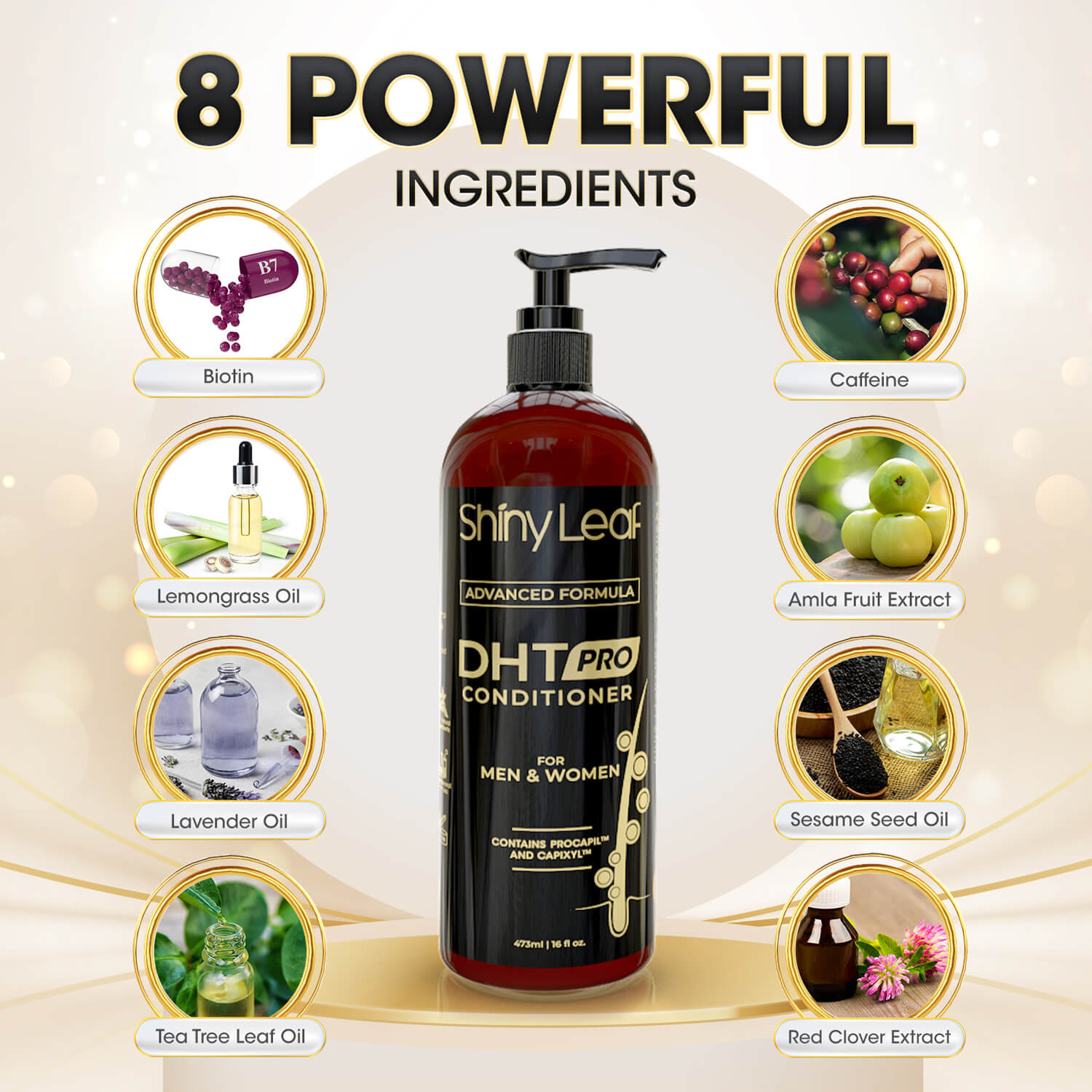 DHT Pro Conditioner with Procapil & Capixyl — 16 oz