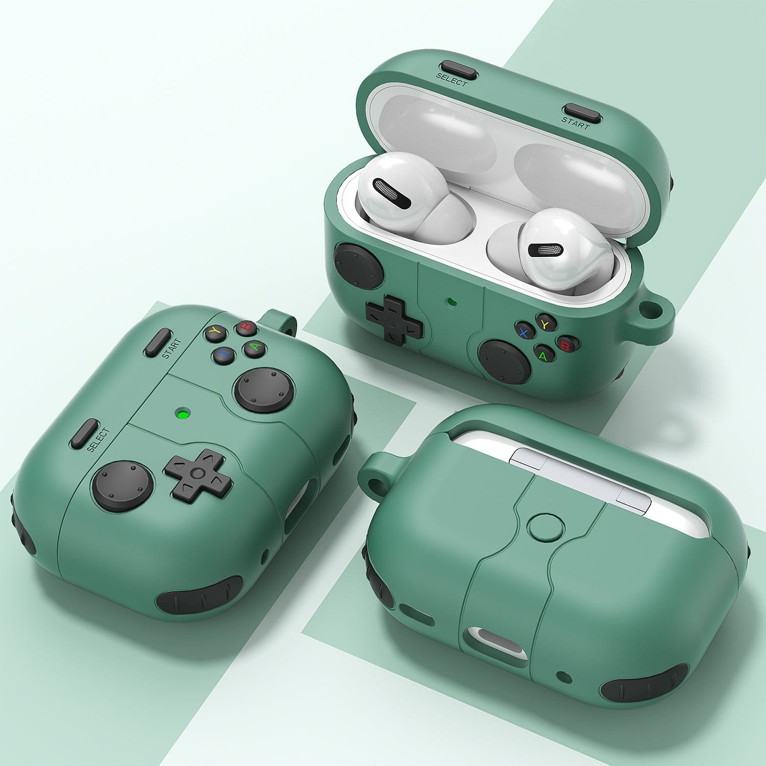 Apple AirPods Pro (2nd Generation) Case - Silicone Grip with Carabiner | Inspire Series