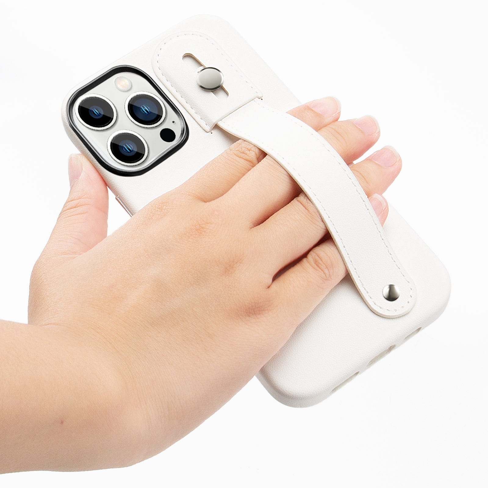 iPhone 15 Pro Leather FingerGrip Case with MagSafe | Indy Series