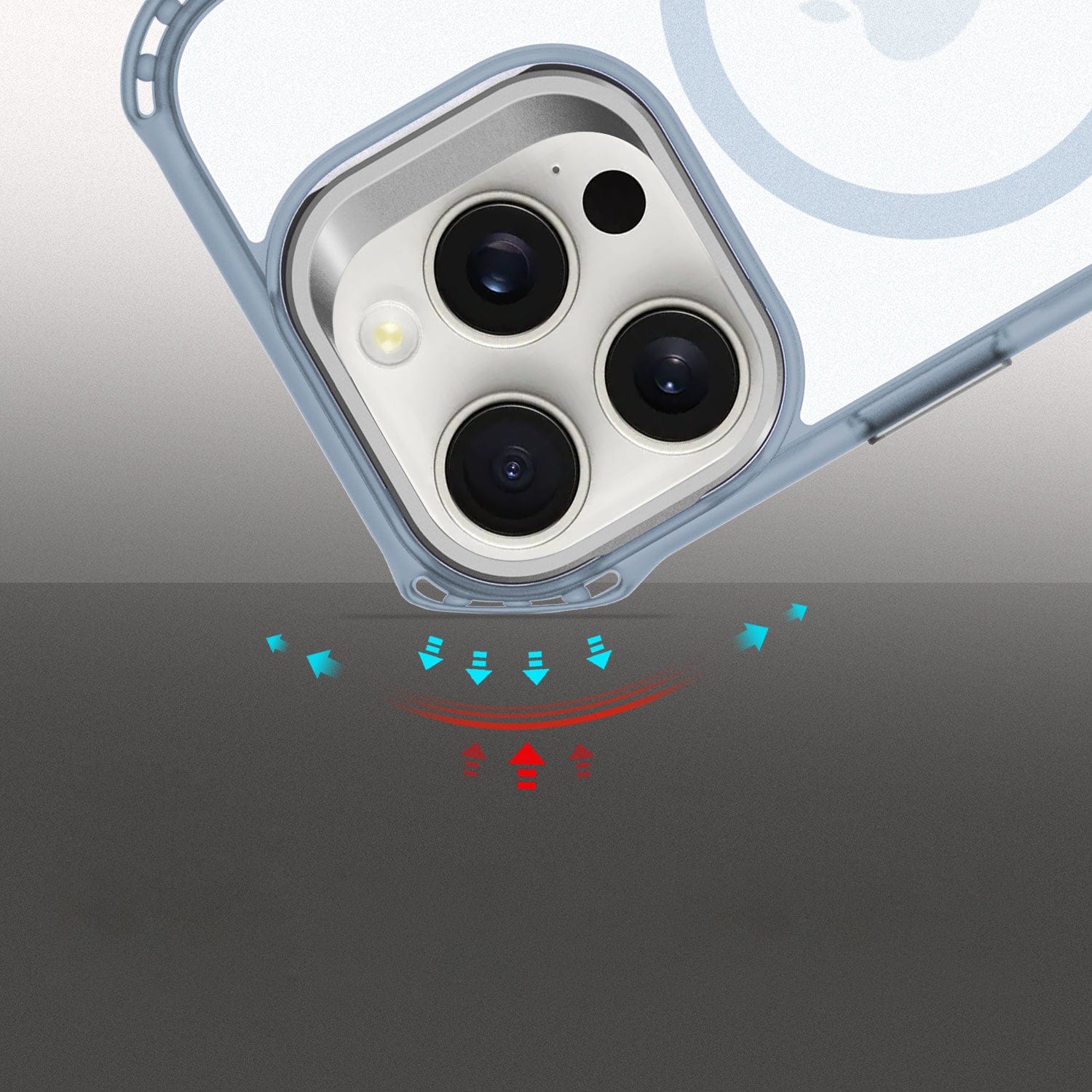iPhone 16 Pro Clear Kickstand Case - Anti-Slip, Rugged, MagSafe | Venture Series