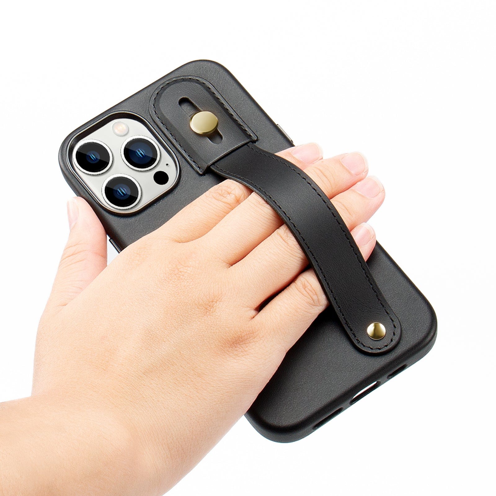 iPhone 15 Pro Leather FingerGrip Case with MagSafe | Indy Series