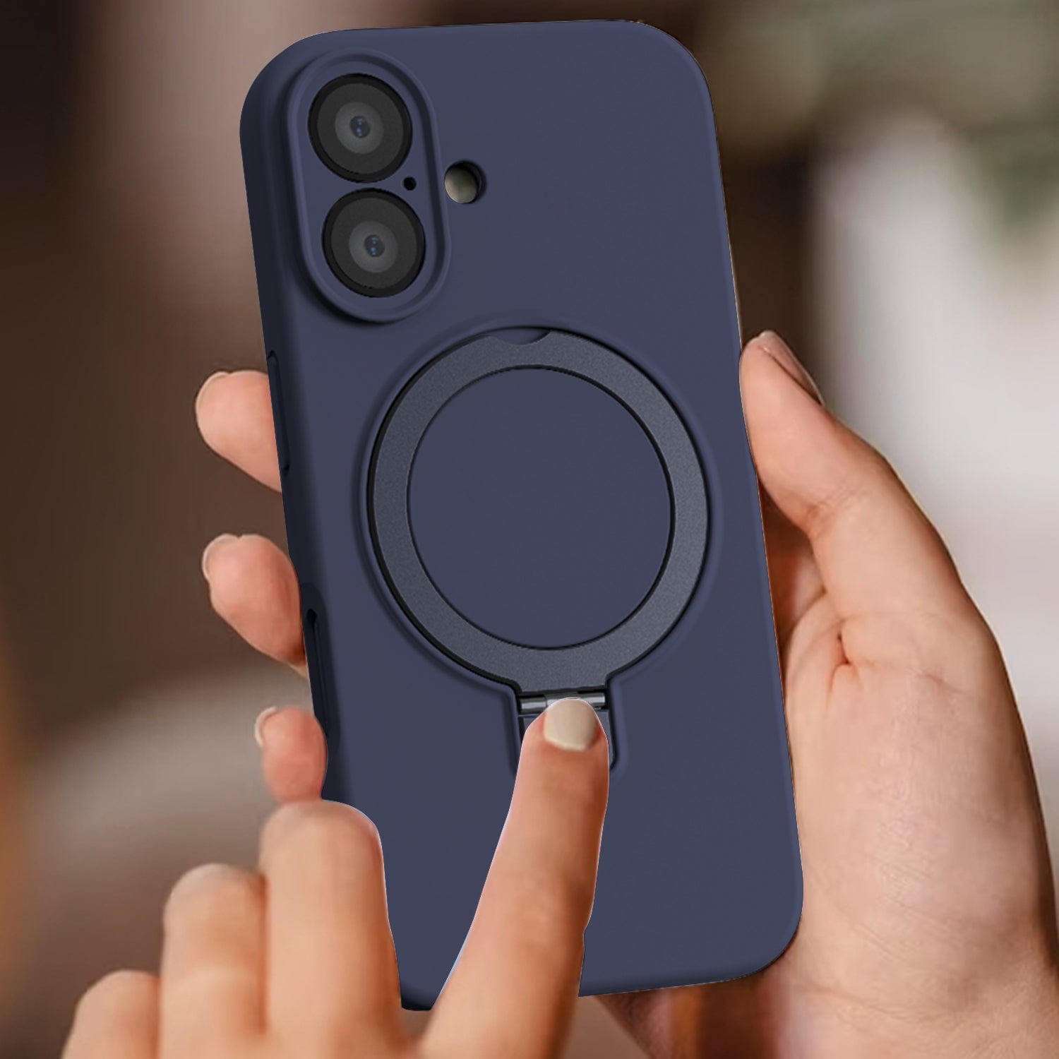 iPhone 16 Slim Kickstand Case - Rugged Protection, MagSafe | Venture Series
