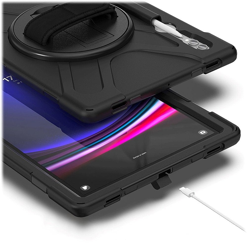 Raider X Series Heavy-Duty Hand Strap Case - Samsung Galaxy Tab S10 Ultra, Tab S9 Ultra, and Tab S8 Ultra