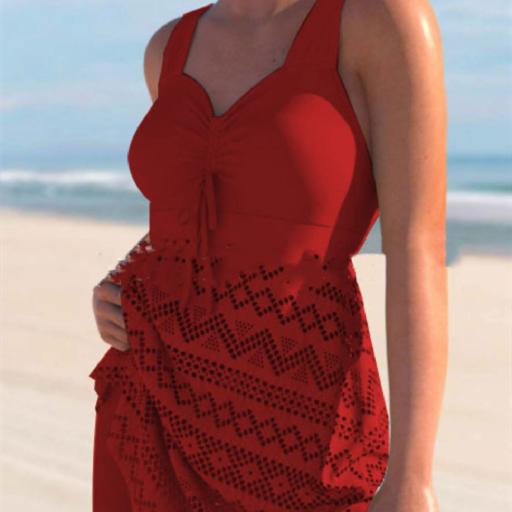 Women's Lace One-Piece Swimsuit — Padded, 10 Colors, S–4XL