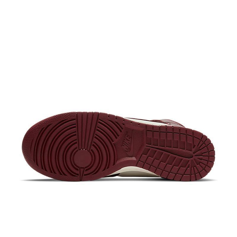 Nike Dunk High 'Sail Team Red'