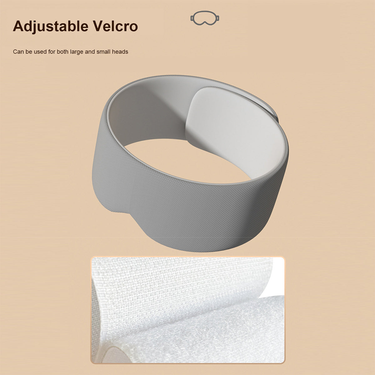 Silk Cotton Padded Eye Mask | Full Cover Light Block