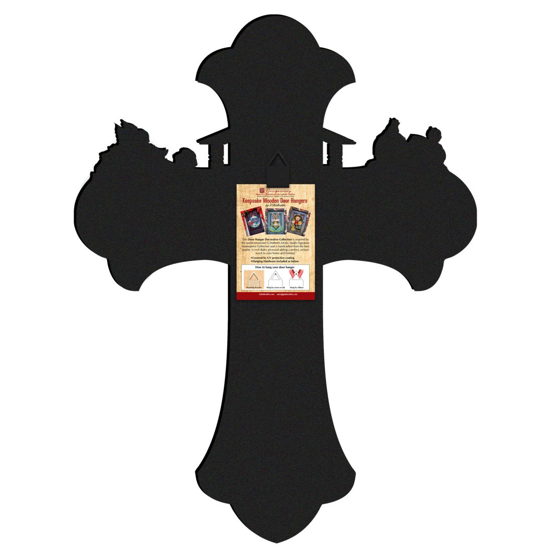 Nativity Cross Outdoor Decor by G. DeBrekht - Nativity Holiday Decor - 8191164F
