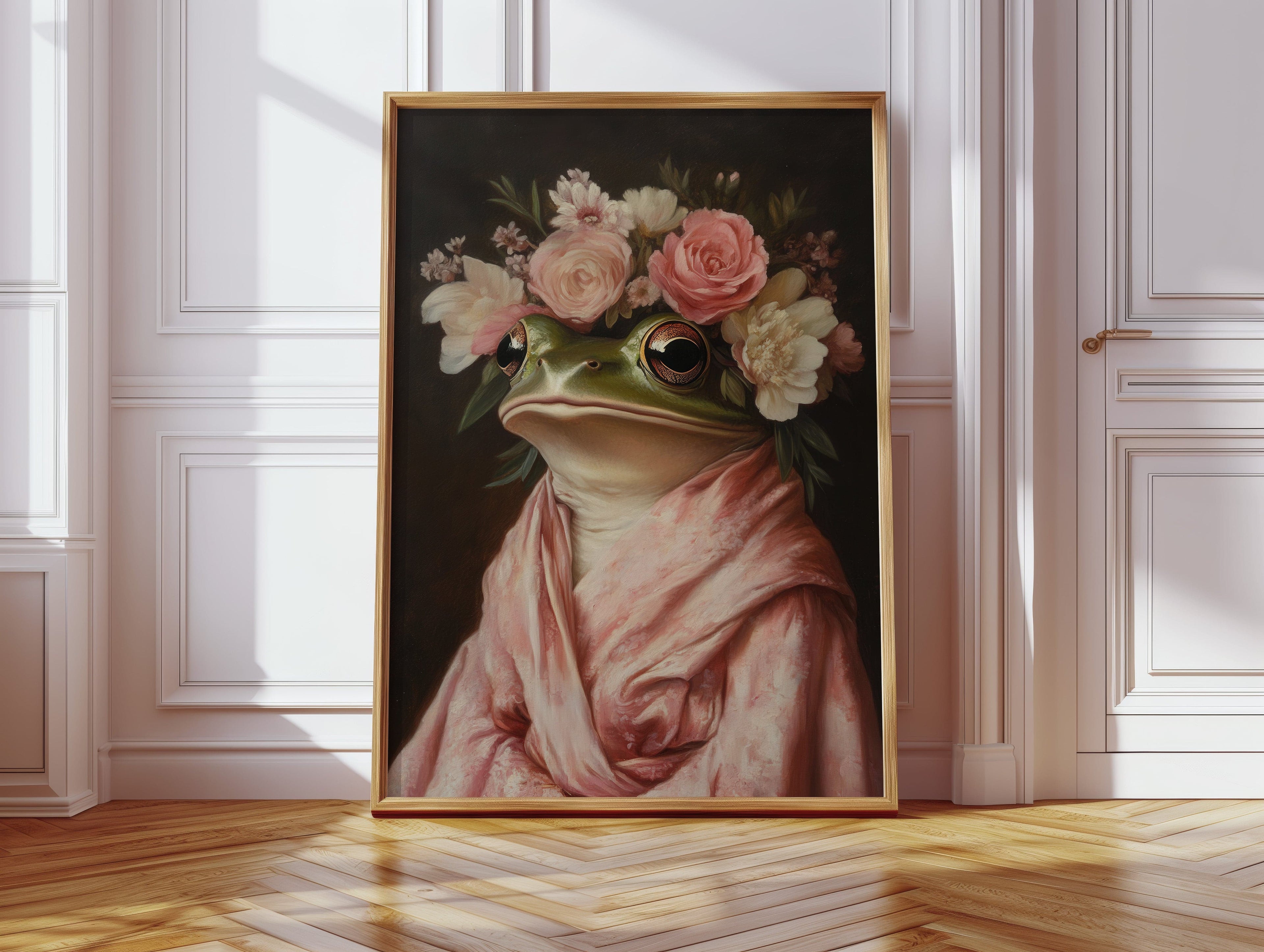 Frog Royalty in Bloom