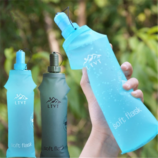 Soft Foldable TPU Sports Water Bottle – 150ml & 500ml