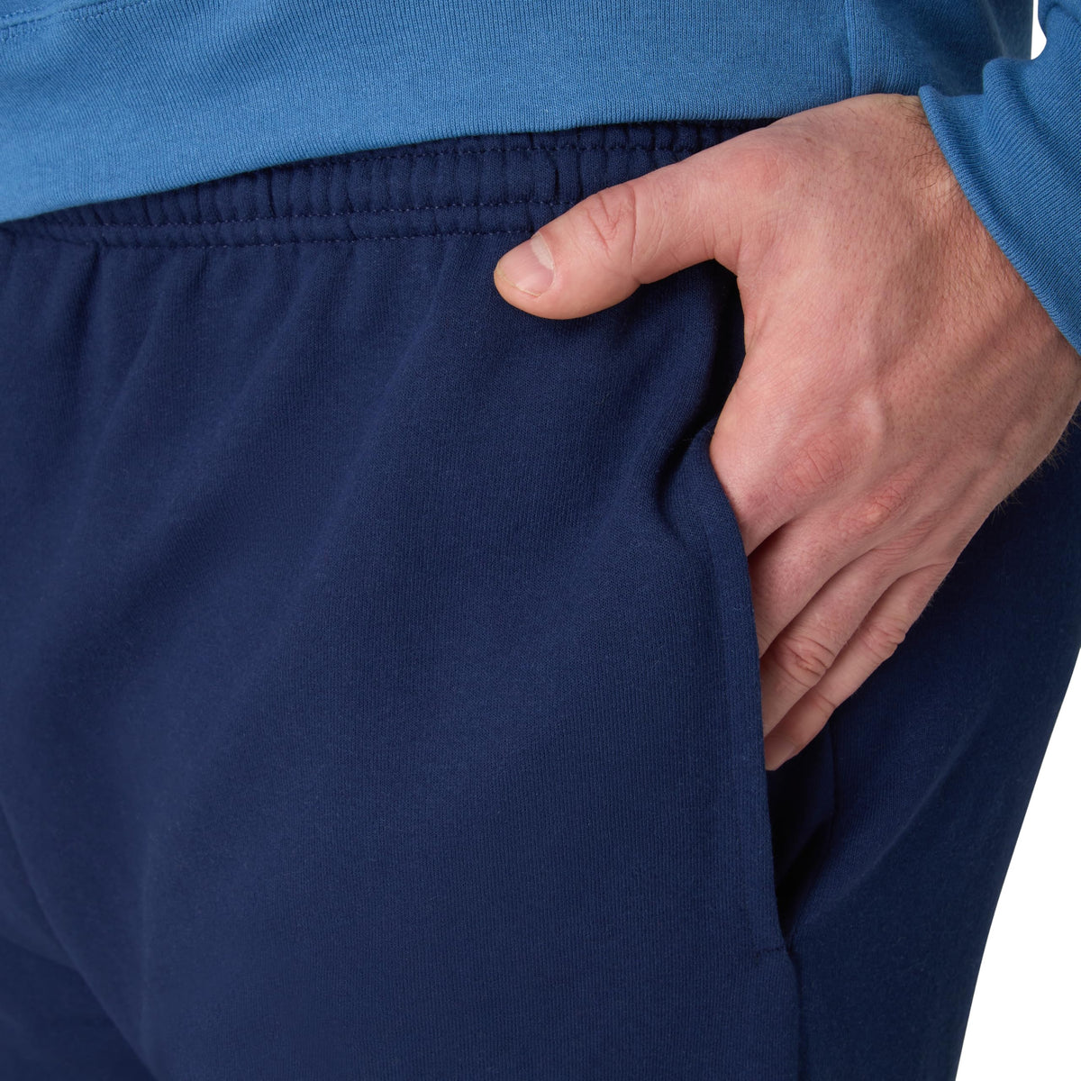 Hanes Men's EcoSmart Sweatpants, Athletic Lounge Pants with Pockets, Open Hem Bottom, Fleece Pants