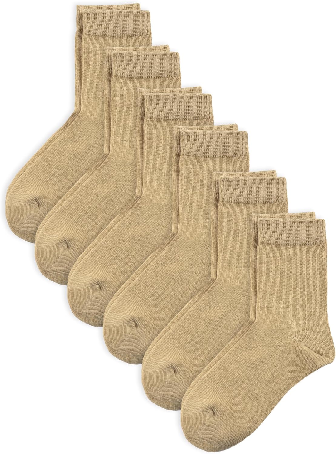 COTTON DAY Unisex Kids Boys Girls Soft Cotton School Socks Black White Navy