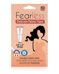 Fearless Tape Double Sided Fashion Tape, Delicate Fabrics, 50 Strips