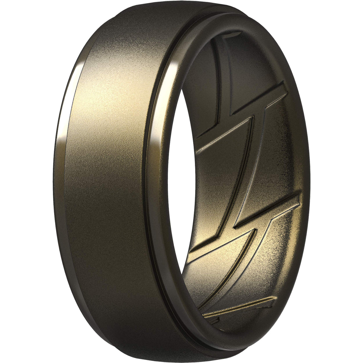 ThunderFit Men's Silicone Rings, Breathable Rubber Bands, 10mm Wide