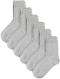 COTTON DAY Unisex Kids Boys Girls Soft Cotton School Socks Black White Navy