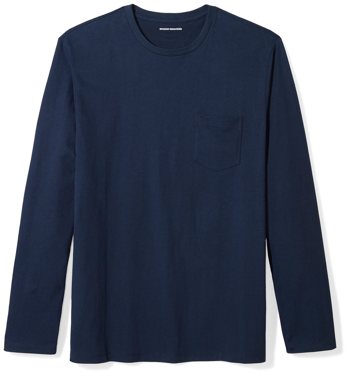 Amazon Essentials Men's Regular-Fit Crewneck Long-Sleeve T-Shirt, Casual Cotton Jersey
