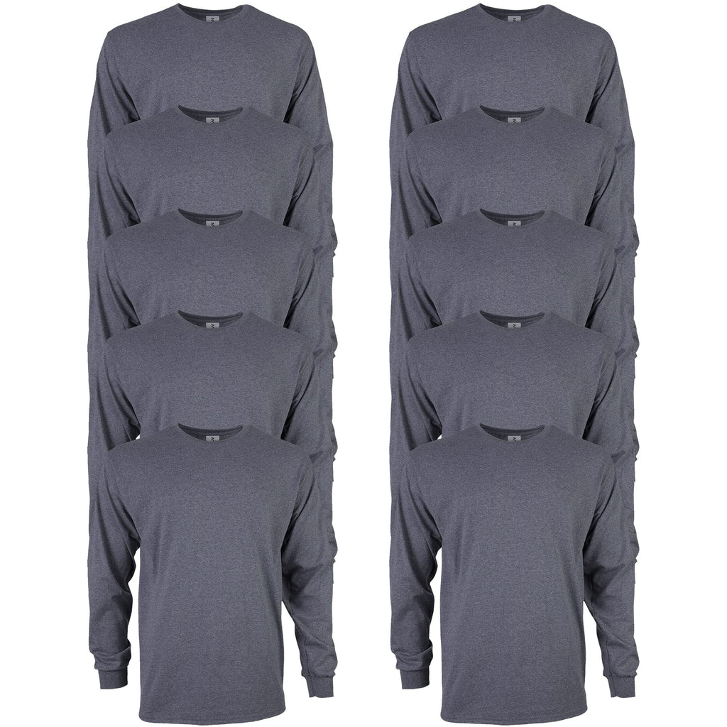Gildan Adult Ultra Cotton Long Sleeve T-Shirt, Style G2400, Multipack