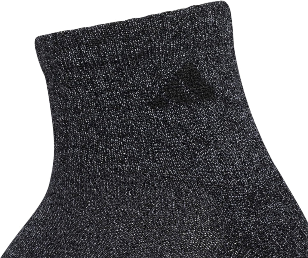 adidas Men's Athletic Cushioned Quarter Ankle Socks 6 Pairs