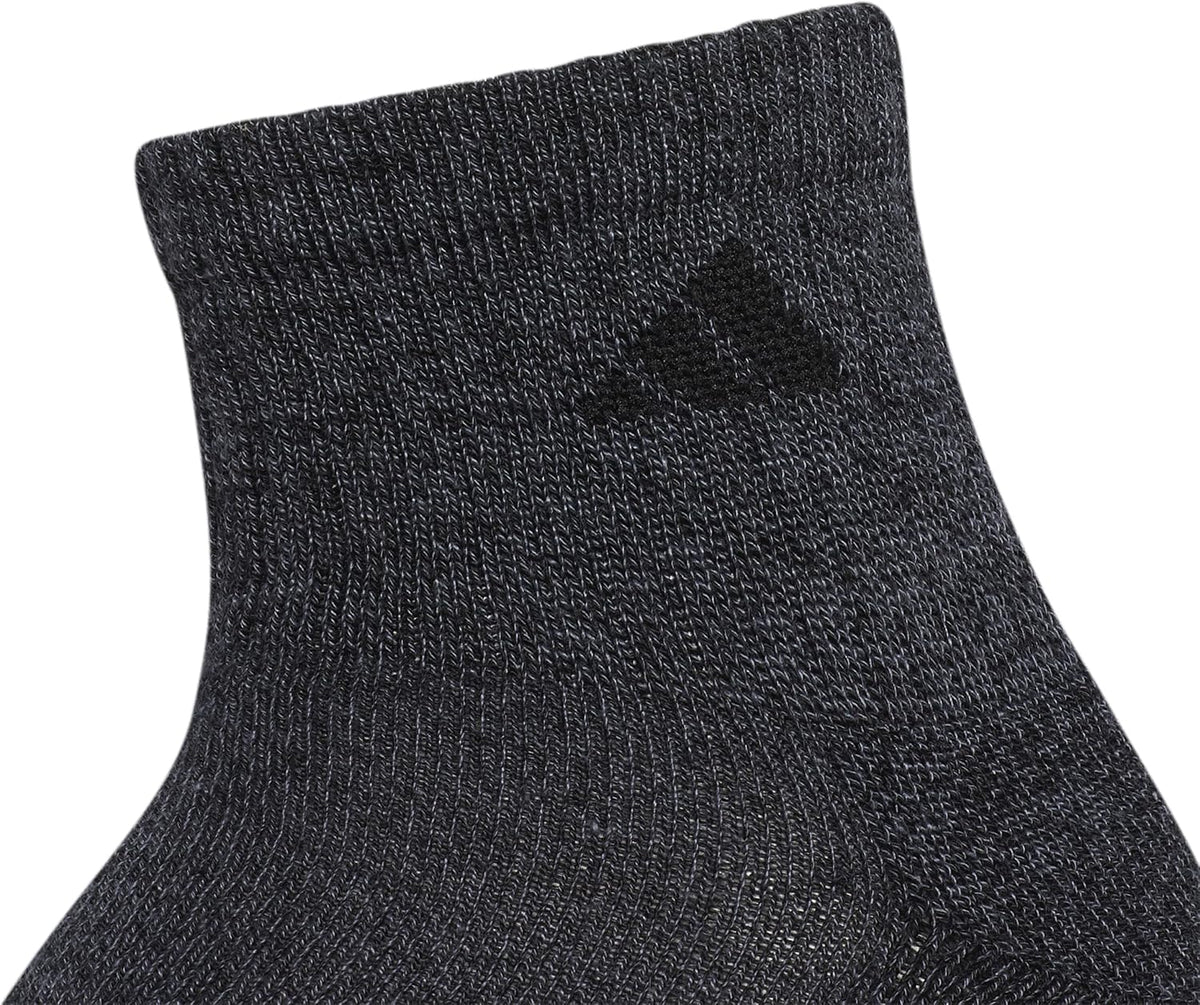 adidas Men's Athletic Cushioned Quarter Ankle Socks 6 Pairs
