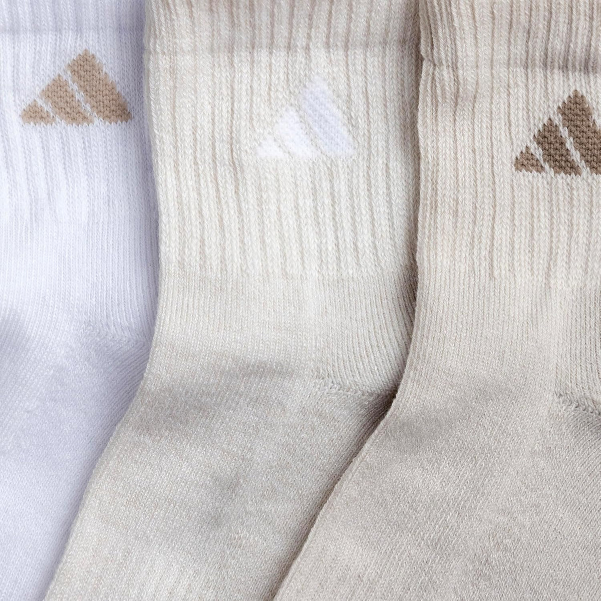 adidas Men's Athletic Cushioned Quarter Ankle Socks 6 Pairs