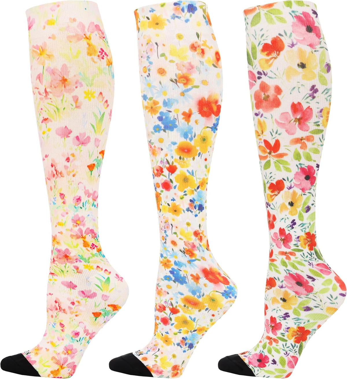 LEVSOX Compression Socks Women and Men, 20-30mmHg, Best for Nurses, Travel, Pregnancy
