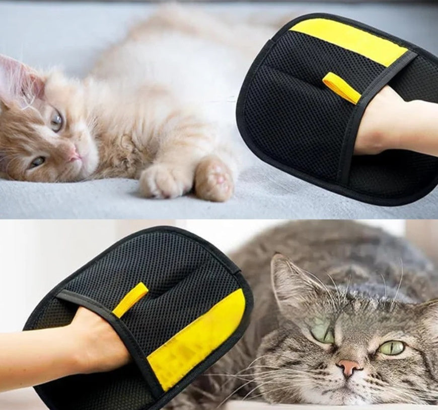 Pet Hair Removal Grooming Gloves for Cats